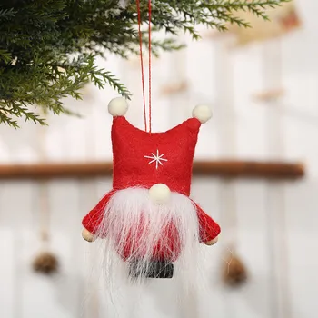 Home decor domáce dekorácie, vianočné dekorácie Krásne Ozdoby na Vianočný Stromček Vlnená Priadza Anjel Bábika Prívesok Visí Strany