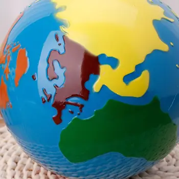 Montessori Geografia Materiál Svete Sveta Častí Deti Raného Vzdelávania Hračka