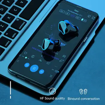 2020 Nové TWS Bluetooth 5.0 Bezdrôtové Slúchadlá In-Ear Slúchadlá Hudbu Stereo Športové Vodotesné Slúchadlá Slúchadlá S Mikrofónom