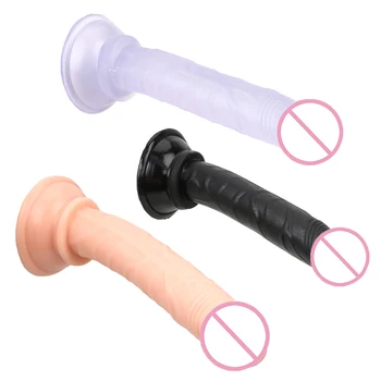 OLO Ženská Masturbácia Malé Dildo Zadok Plug Sexuálne Hračky pre Ženy 15 cm prísavky Jelly Análny Plug