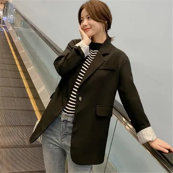 2020 nový kórejský bežné veľká malá veľkosť vyhovovali ženy kabát voľné módne strednej dĺžky žien bunda na jar a na jeseň topy A1720