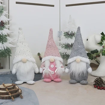 3 Ks Vianočné Anonymný Gnome Santa,Vianočný Strom Ornament, Bábiky, Dekorácie pre Domov Darčeky,Šťastný Nový Rok