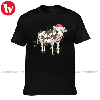 Krava T Shirt Muž Streetwear, T Košele Nadrozmerná Letné Tričko Šedej Printed Tee Tričko Plus Veľkosti 4XL