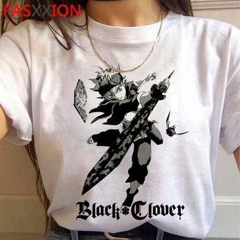 Manga asta black ďatelina t-shirt žena kawaii 2021 grafické tees ženy vintage japonský t-shirt oblečenie harajuku