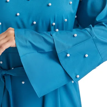 Eid Mubarak Abaya Dubaj Turecko Moslimskou Kimono Abayas pre Ženy, turecké Šaty Marocký Kaftan Kaftane Hidžáb Oblečenie Islam Oblečenie