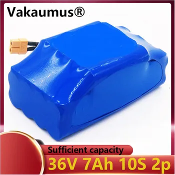 VAKAUMUS 10S2P 36V 7ah 18650 s bms pre 2 kolieska skúter, plná kapacita 36v lítium-iónová batéria, self-vyrobených a predaných