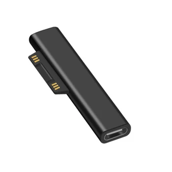USB Typu C Ženské PD Rýchle Nabíjanie Konektor Converter Pre Povrchovú Pro 3 4 5 6 Ísť Konektor Pre Povrchovú Knihy USB-C Ženské Adaptér