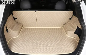Vysoká kvalita! Celý set kufri rohože pre Hyundai ix35-2010 vodotesný odolný kufra koberce cargo líniové mat pre ix35 2013