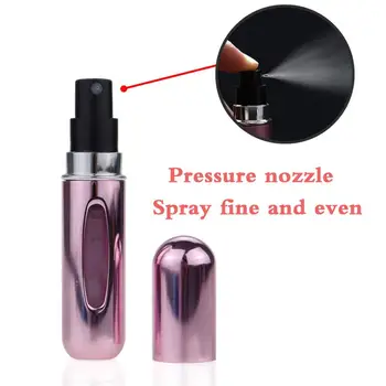 4Pcs 5ML Mini Naplniteľné Prázdne Parfum Rozprašovač Bottl Vzduchu Parfum (NIE je vrátane) Fľaša Spray Vôňa Čerpadla Prípade Pre Cestovanie Offic