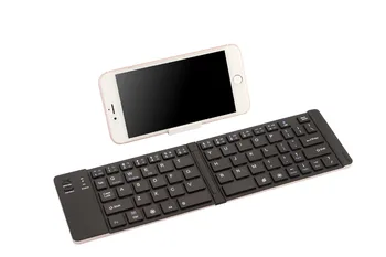 Ruský/španielsky/hebrejčina F69 Prenosné Násobne Bluetooth 3.0 Wireless Keyboard Cover obal Pre iOS Android Systému Windows Tablet Telefón