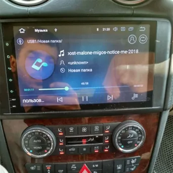 Android 10 4G 64 G auta GPS Pre Mercedes Benz ML, GL W164 ML350 ML500 GL320 X164 GL350 GL450 rádio stereo navigáciu ŽIADNE DVD