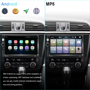 Camecho 2 Din Android Auto rádio Multimediálny Prehrávač Univerzálny 2din auto Stereo GPS 2G+32G Pre Volkswagen Nissan Hyundai Kia toyota