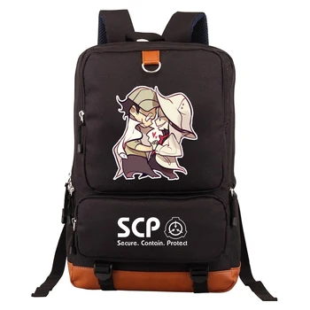 SCP Batoh Plátno Školské tašky pre teenagerov Bežné batoh Muži Ženy Cestovanie Notebook Tašky