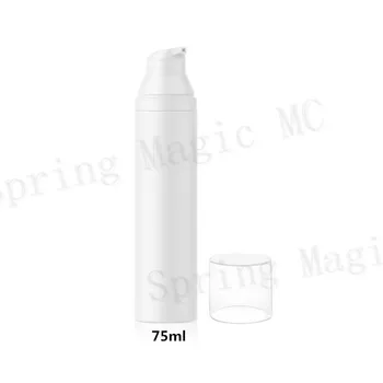 30ML/50ML/75ML Biela Vysávače Plastové Fľaše S Mliekom Čerpadla Jasné Vekom Podstatou/Nadácie/opaľovací Krém pre Starostlivosť o Pleť Kontajner