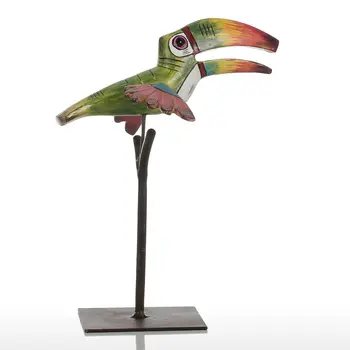 Tooarts Tropický Vták Živice Socha Laminát Ornament Krytý Dekor Socha Figúrka Abstraktné Preháňať Moderného Umenia