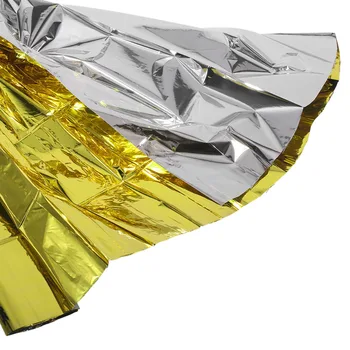 Nové 160 x 210 cm Núdzové Deka Námornícke Tepelnej Izolácie opaľovací Krém Deka Gold Silver Dvojité Farba Hot Predaj