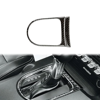MCrea 3D Auto Samolepky Pre Ford Mustang GT500 GT 350 Interiéru Gears Gombík Panel Rám Auta Styling Uhlíkových Vlákien Zahŕňa Príslušenstvo