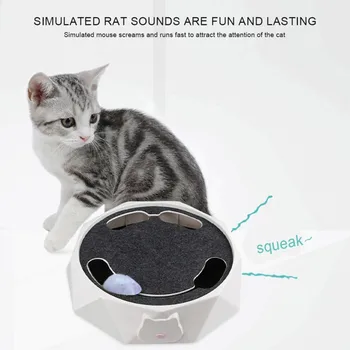 Mačky, Hračky, Elektrické Automatické Vtipné Mačku Stick Gramofónu Loptu Simulácia Myši Zmierňuje Nuda Self-hej Mačiatko Dodávky