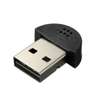 Mini USB 2.0 Mikrofón pre Notebook/Stolový Prenosný Ovládač-Free s USB Audio Prijímač, Adaptér Mikrofón pre PC, Notebook