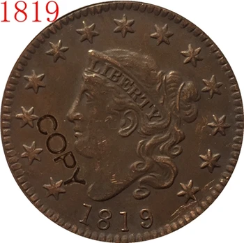 USA 1816-1834 Matron Hlavu Veľké Centov KÓPIE MINCÍ