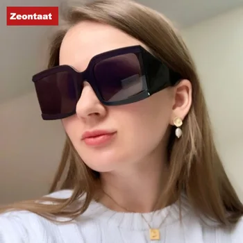 2020 Módne Celebrity Nadrozmerná Námestie slnečné Okuliare Ženy, Luxusné Značky Dizajnér Retro pánske Slnečné Okuliare Big Odtiene Sunnies Gafas