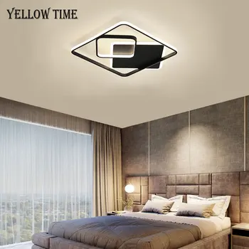 110V 220V Moderné LED Stropné svietidlo Pre Obývacej izby, Spálne, Jedáleň, Kuchyňa Foyer Black Luster Stropné Lampy, Svietidlá