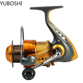 YUBOSHI 13+1BB Spinning Fishing Cievky Kovové SJ2000-7000 Série Vľavo/Vpravo, Zameniteľné Sladkovodné/Morské Rotujúceho Valca