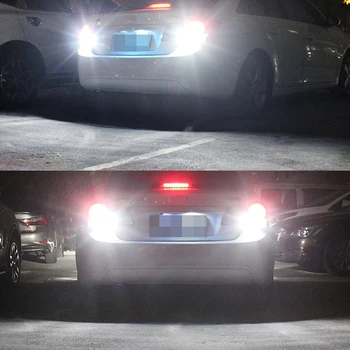 1pcs Canbus Žiadna Chyba Auta, LED Osvetlenie Zadnej strane Automatické Zálohovanie Lampa Zadné Hmlové Žiarovky DRL W16W 921 T15 W21W T20 P21W BA15S P27W 3157 7440