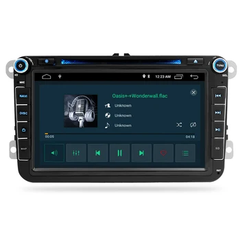Android 9.0 Multimediálne autorádio Pre Škoda/Seat/Volkswagen/Passat b7/POLO/GOLF 5 6 Navigácia DVD Prehrávač, Bluetooth, GPS Stereo