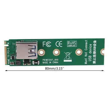 NVME M. 2 M-Key na PCI-E X1 Stúpačky PCI Express Karta PCIE Konektor Stúpačky 30 cm XXUC