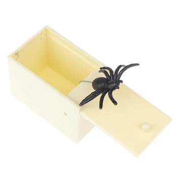 Vtipný Žart Spider Vydesiť Box Halloween Dekorácie Trick Or Treat Vtip Hračky