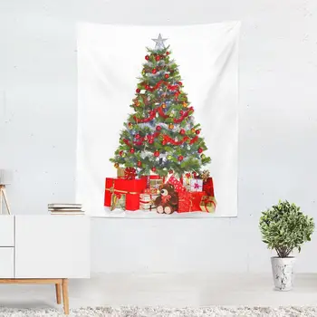 Vianočný Stromček Gobelín Nádherné Závesné Deka Opony Dekor Sky Carpet Koľaji Umenie Tapisérie Domáce Dekorácie Príslušenstvo