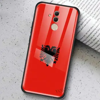 Rusko erbom Eagle Vlajka Prípade Huawei P30 P40 Lite E P20 Pro P10 P Smart Z Plus 2019 jemný Čierny Okraj Skla Kryt Telefónu