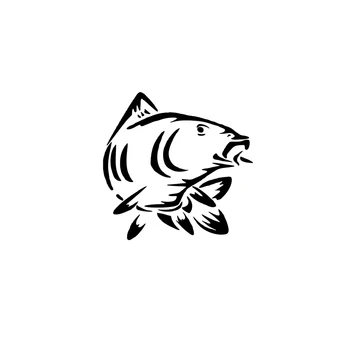 Veľká Ryba, Auto Okno Ikonu Zvierat Rybárske Jazero Vinylové Nálepky Dekoratívny Vzor Dekoratívny Vzor