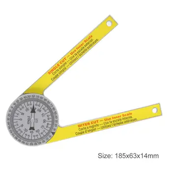 Dial Uhlomeru Tesárstvo Úrovni Uhol Rozchod Pravítko s Vysokou Presnosťou Goniometer Inclinometer ABS Meracie Prístroje