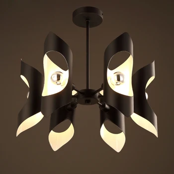 Moderný prívesok svetlá pre obývacia izba jedáleň Osvetlenie black zariadenia