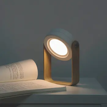 LED Skladacie Stolové Svietidlo Svietidlo svetlo USB Nabíjateľné Dotykový Snímač Dimmer Prepínač Stolná Lampa Pre Nočné Čítanie Outdoor Camping