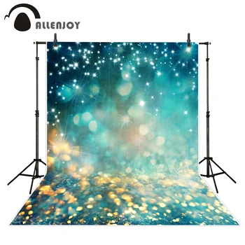 Allenjoy kulisu pre fotografické štúdio hviezdy lesk šumivé Bokeh Blur štýl pozadia profesionálne photocall