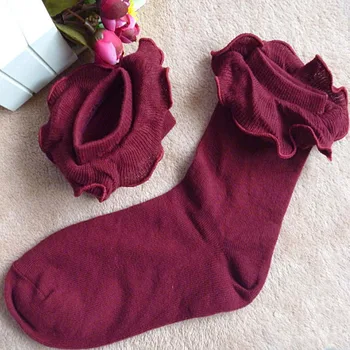 5pair Japonský Kawaii Biela Lolita Ponožky S Čipkou Roztomilé Ponožky Roztomilý Dámy Ženy Princezná Čipky Prehrabať Retro Naberaný Ponožky Dievča Sox