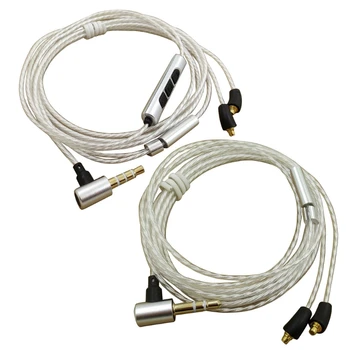 Univerzálny MMCX konektor pre Slúchadlá Slúchadlá Káblom Kábel Drôt Pre SHURE - SE535 SE846 SE215 SE425 Audio Kábel pre Xelento Série