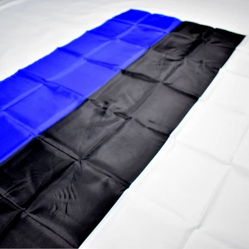 Estónsko 90*150 cm Esthonia estónska vlajky Zástavy 3x5 Nohy Visí Národnej vlajky Domáce Dekorácie vlajka