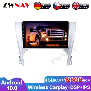 Auto accessaries ZWNAV 128G Carplay Android 10.0 Auto Rádio DVD Prehrávač Pre Toyota Camry 2012-2013 GPS Audio Stereo Hlava jednotky