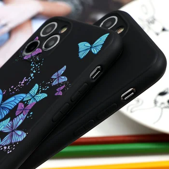Roztomilý Motýľ obal Pre Samsung Galaxy S20 Ultra S10 Plus S10e A51 A71 A21s A10e A50 A30S A31 A41 A11 M31 Poznámka 10 Lite Plus Etui