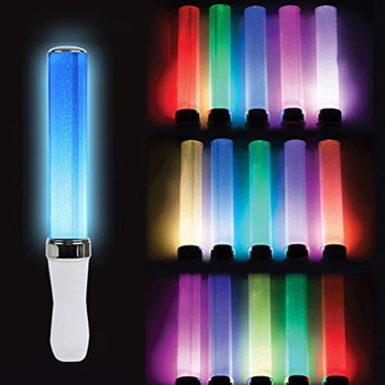 15 Zmena Farby LED Svietiť Stick Batérie Powered Svetlo Stick Svadobné Party Oslavy Fluorescenčné Camping Vokálne Koncerty Dekor