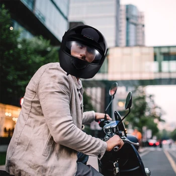 1pc Motocycle Prilba Plná Tvár Prilba Off-Road na Bicykli Helmu na Hlavu Protector