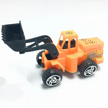6pcs Inžinierstva Truck vysokozdvižný Vozík Rýpadlo Nakladač Figúrky Konštrukcie Vozidla MiniaturesToys Narodeniny Najlepší Darček pre Deti Chlapec