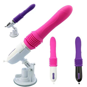 Sexuálnu hračku, vibrátory 10 Rýchlosti Automatické Teleskopické Dildo Vibrátor Sexuálne Hračky Pre Ženy G-spot Stimulácia Masér Žena Masturbator