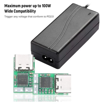 USB-C PD2.0/3.0 DC Converter Modul Napájania umelé návnady Rýchle Nabitie Spúšť Prieskum Volebných Detektor Tester(ZYPDS)