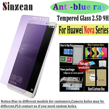 Sinzean 100ks Pre Huawei Nova 2i Anti blue ray tvrdeného skla Pre Huawei Nova 2 lite screen protector Film s retail box