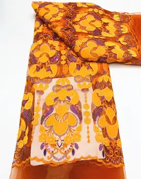 Africké nežnej Čipky Textílie 2020 najpredávanejšie Kvalitné francúzske tylu Čipky Textílie s postupnosť Na Svadbe Každý Šaty